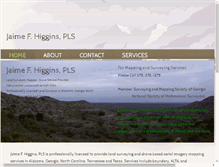 Tablet Screenshot of jfhiggins.com